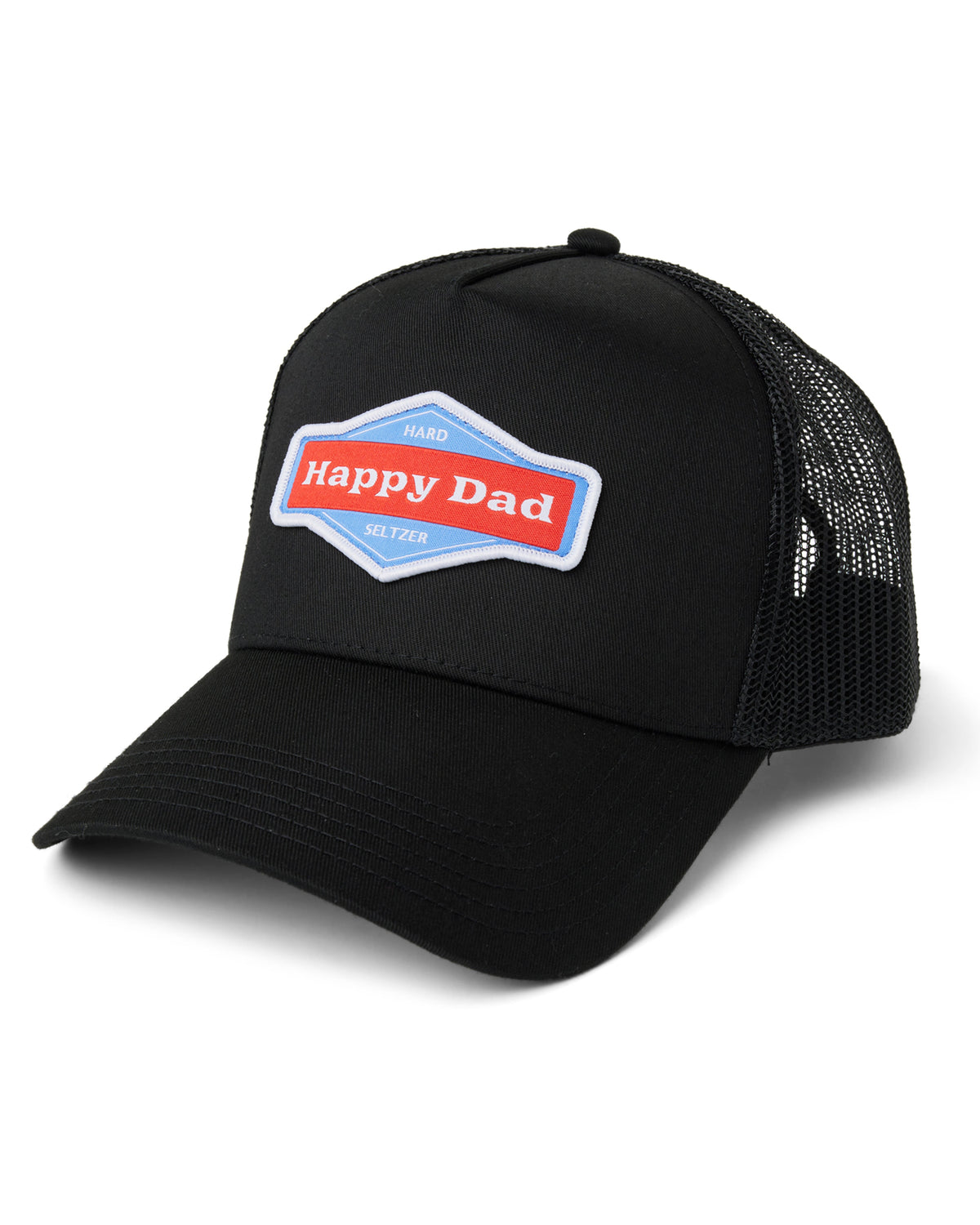 Casquette de camionneur Happy Dad (Noire)