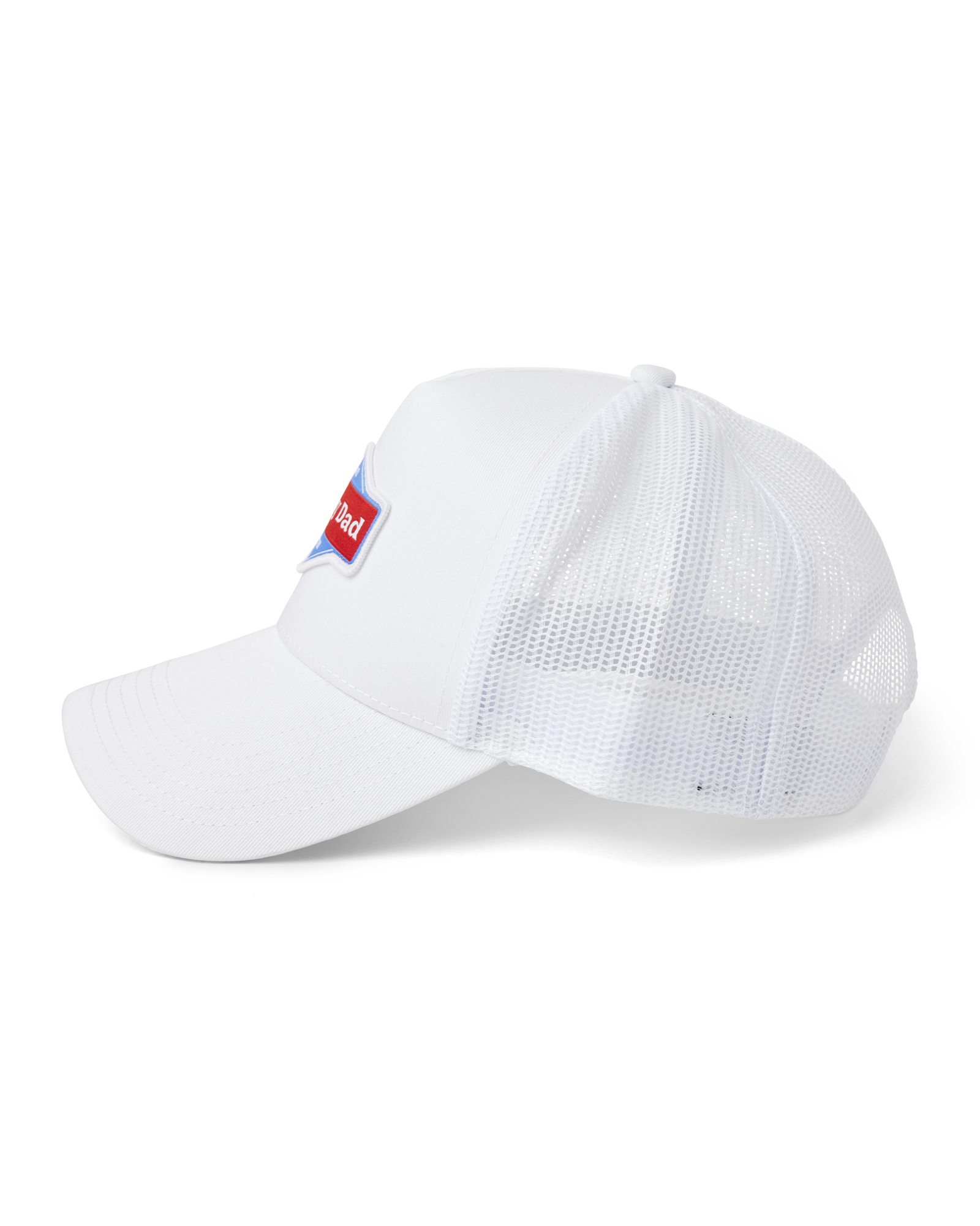 Casquette de camionneur Happy Dad (blanc)