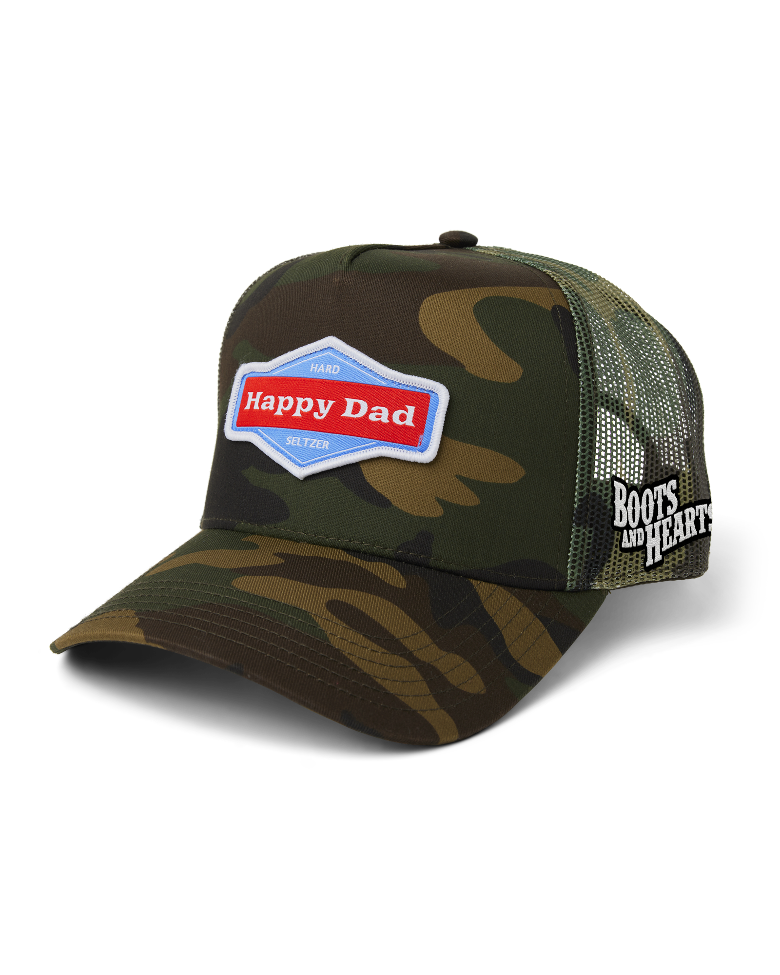 Casquette Trucker Camouflage Happy Dad x Boots & Hearts