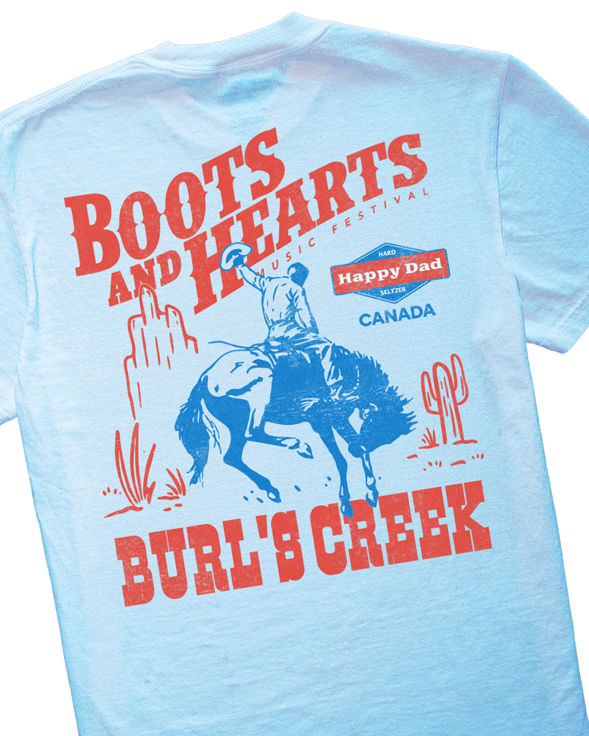 T-shirt Burl's Creek Happy Dad x Boots & Hearts