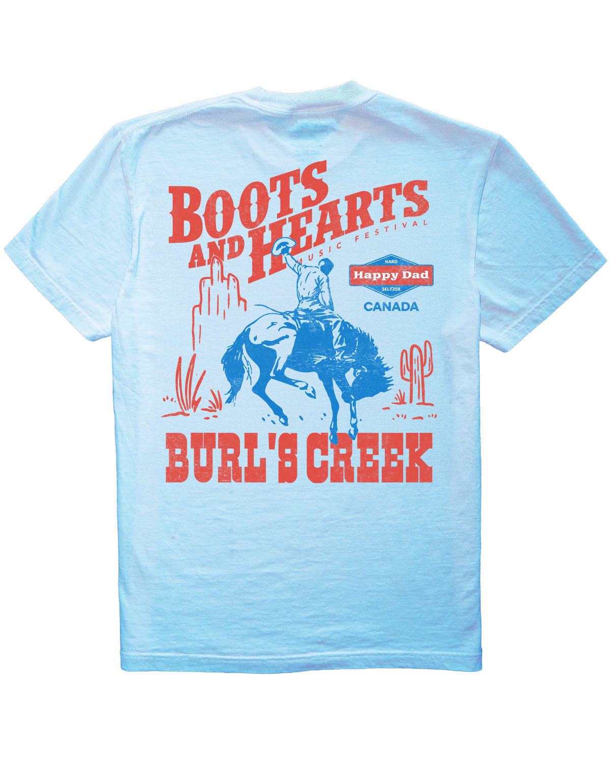 T-shirt Burl's Creek Happy Dad x Boots & Hearts