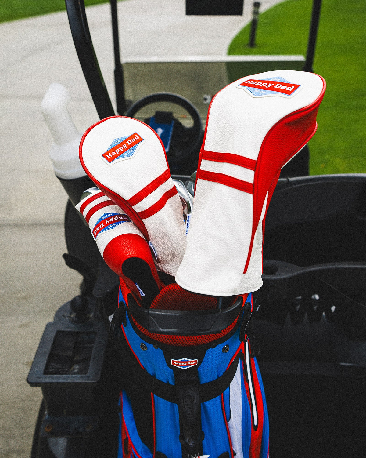 Ensemble de couvre-bois de golf Happy Dad