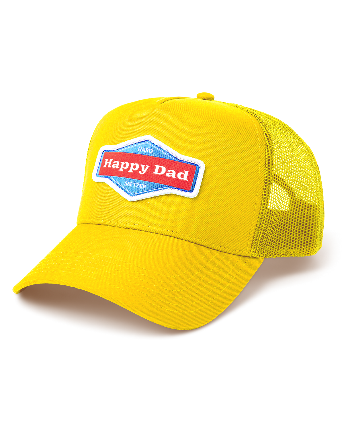 Casquette Happy Dad Trucker (Jaune)