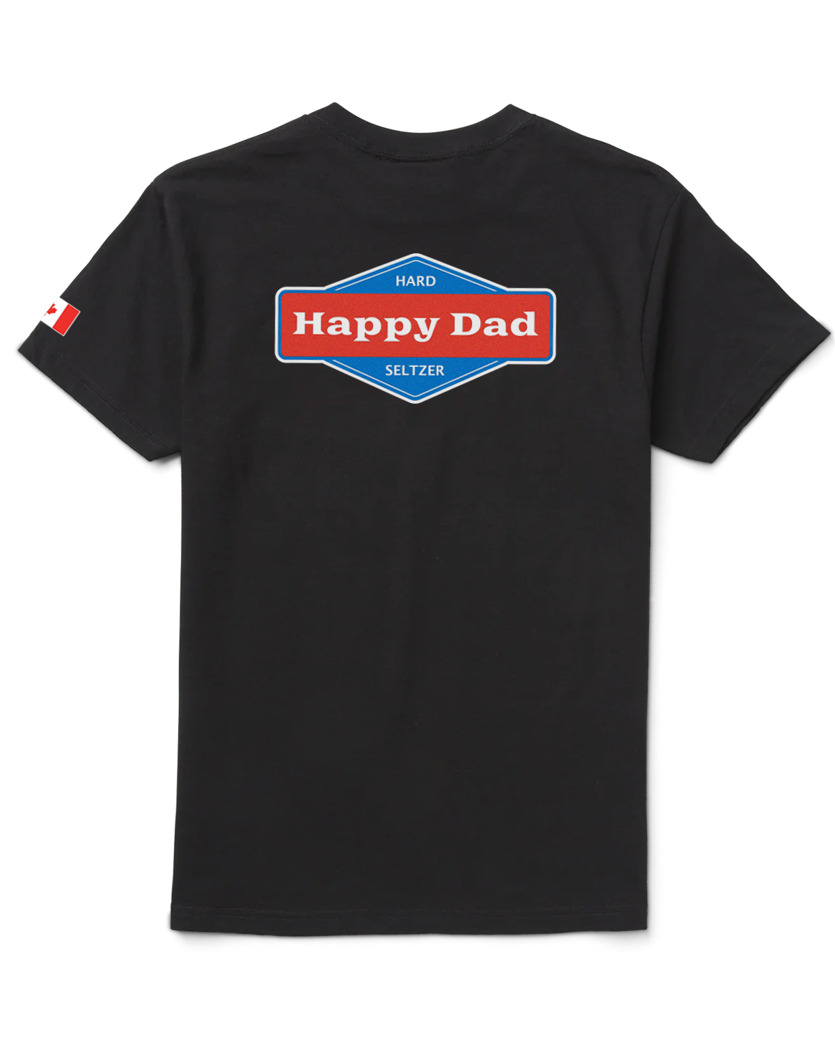 T-shirt Arch Happy Dad Canada (Noir)