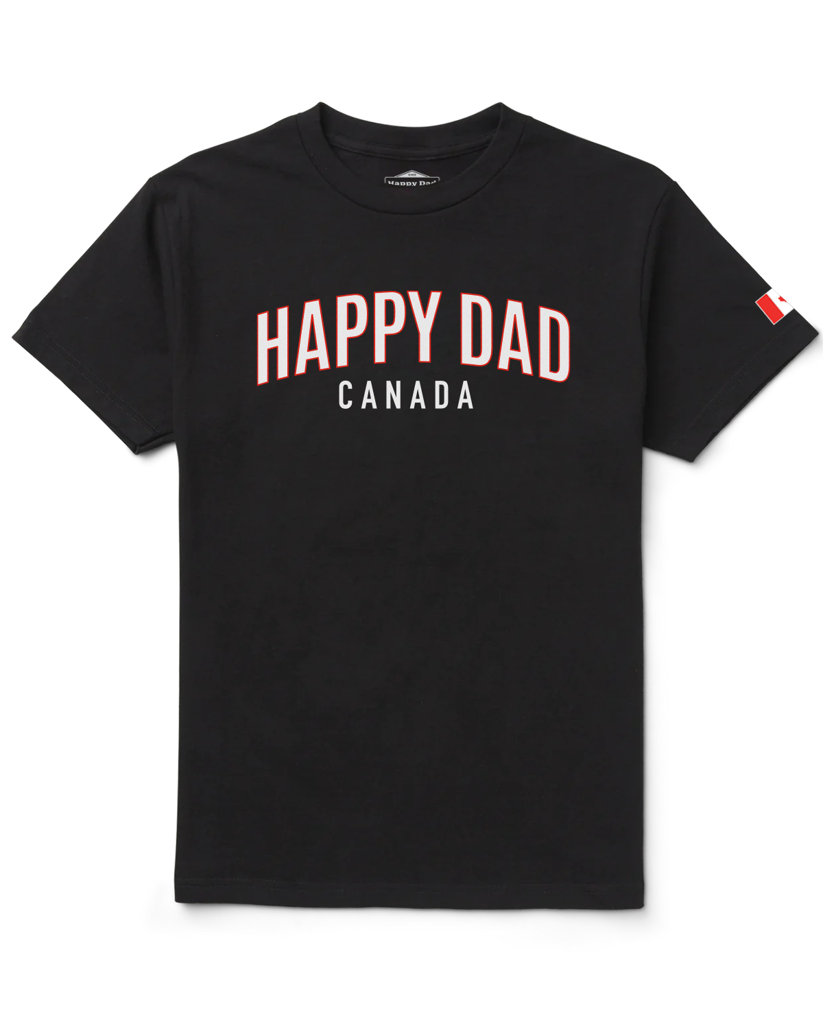 T-shirt Arch Happy Dad Canada (Noir)