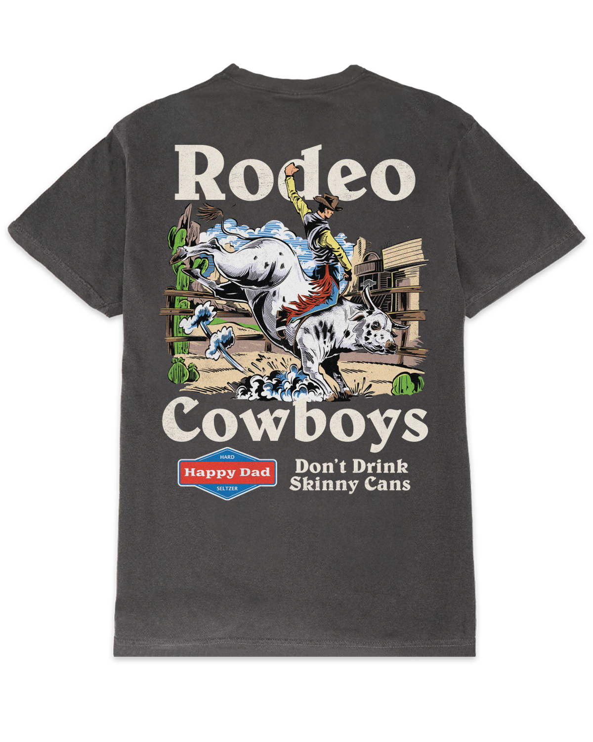 T-shirt Vintage Rodéo Cowboys Happy Dad