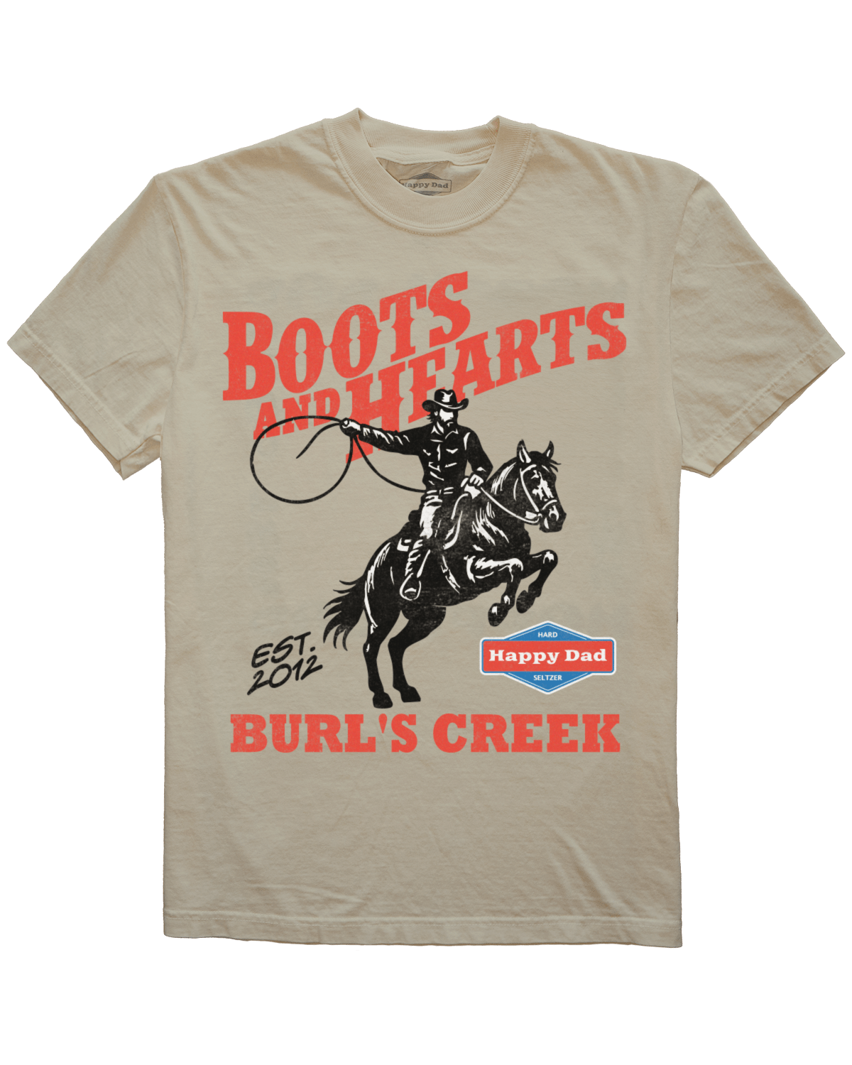 T-shirt Lasso Happy Dad x Boots & Hearts