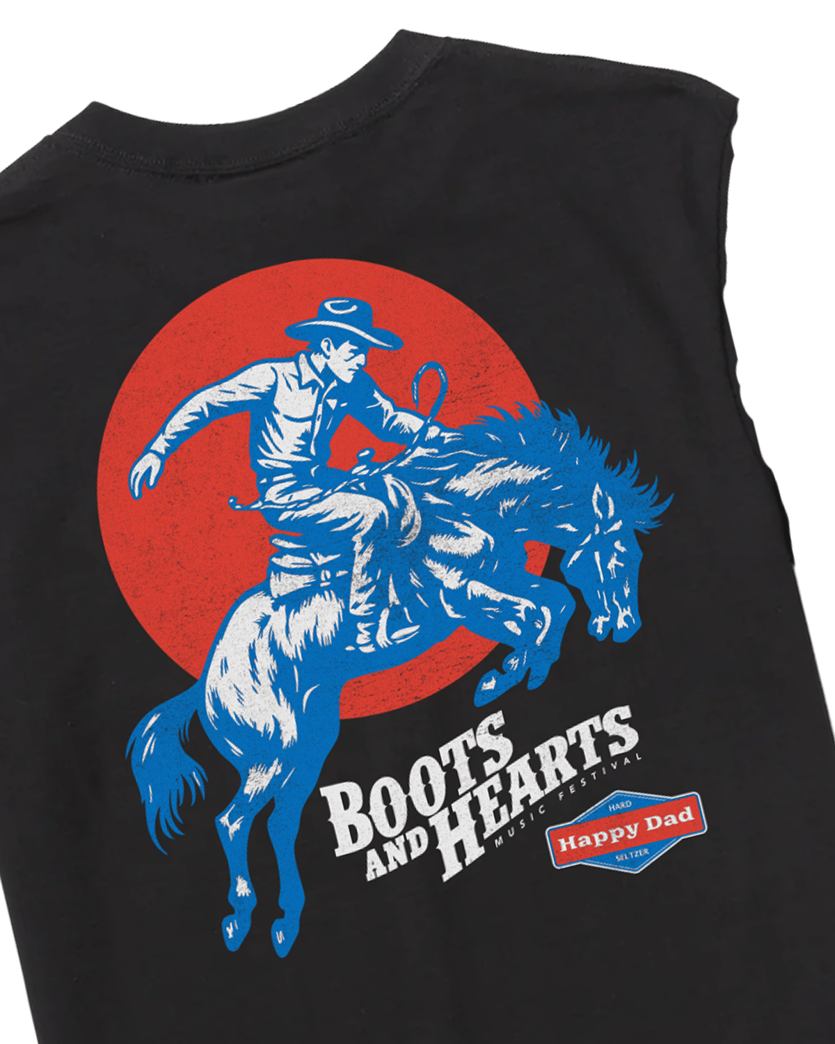 T-shirt coupé Happy Dad x Boots & Hearts Rider