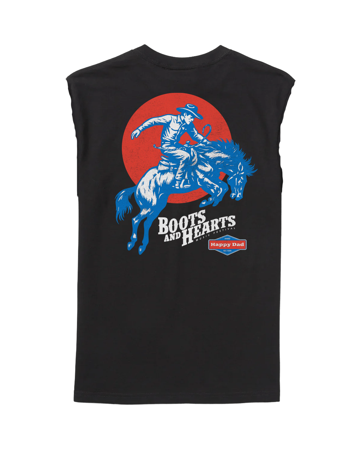 T-shirt coupé Happy Dad x Boots & Hearts Rider