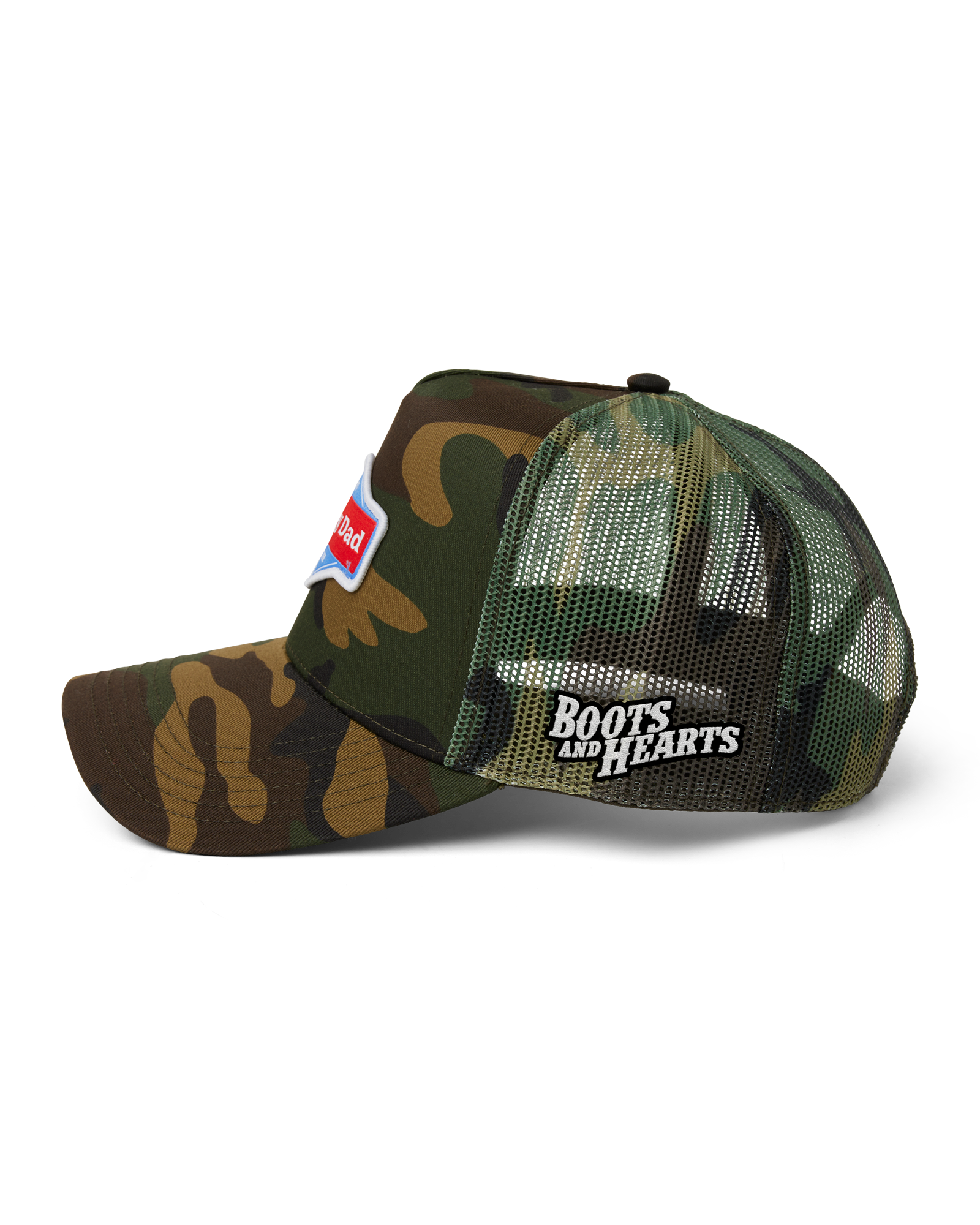 Casquette Trucker Camouflage Happy Dad x Boots & Hearts