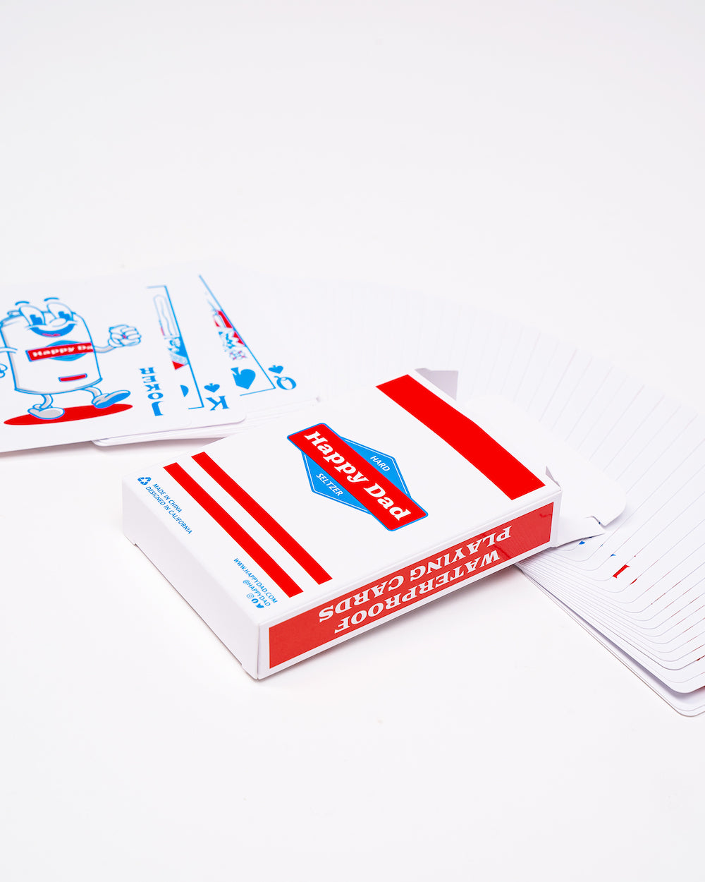 Happy Dad Waterproof Playing Cards