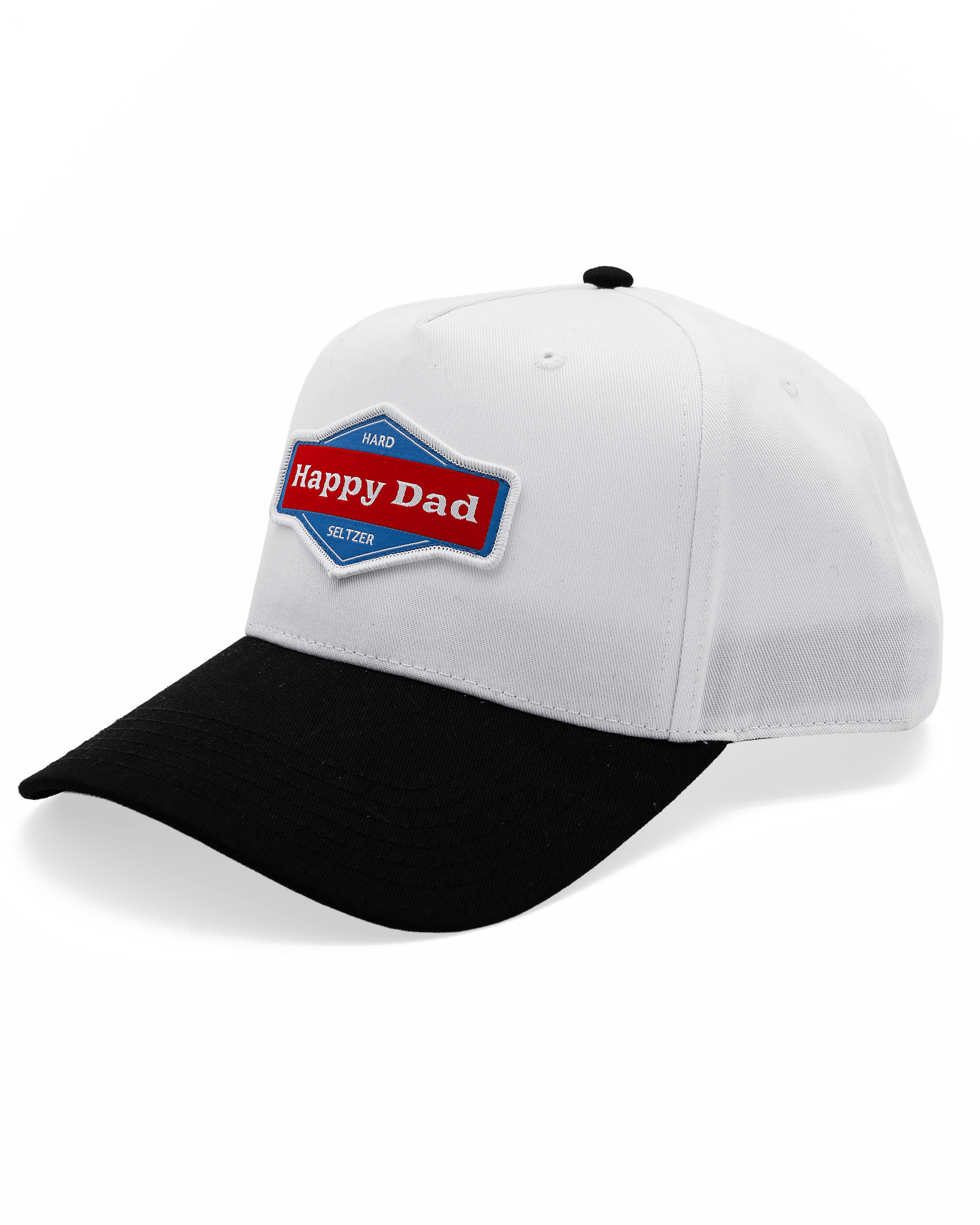 Happy Dad 2-Tone Hat (White/Black)