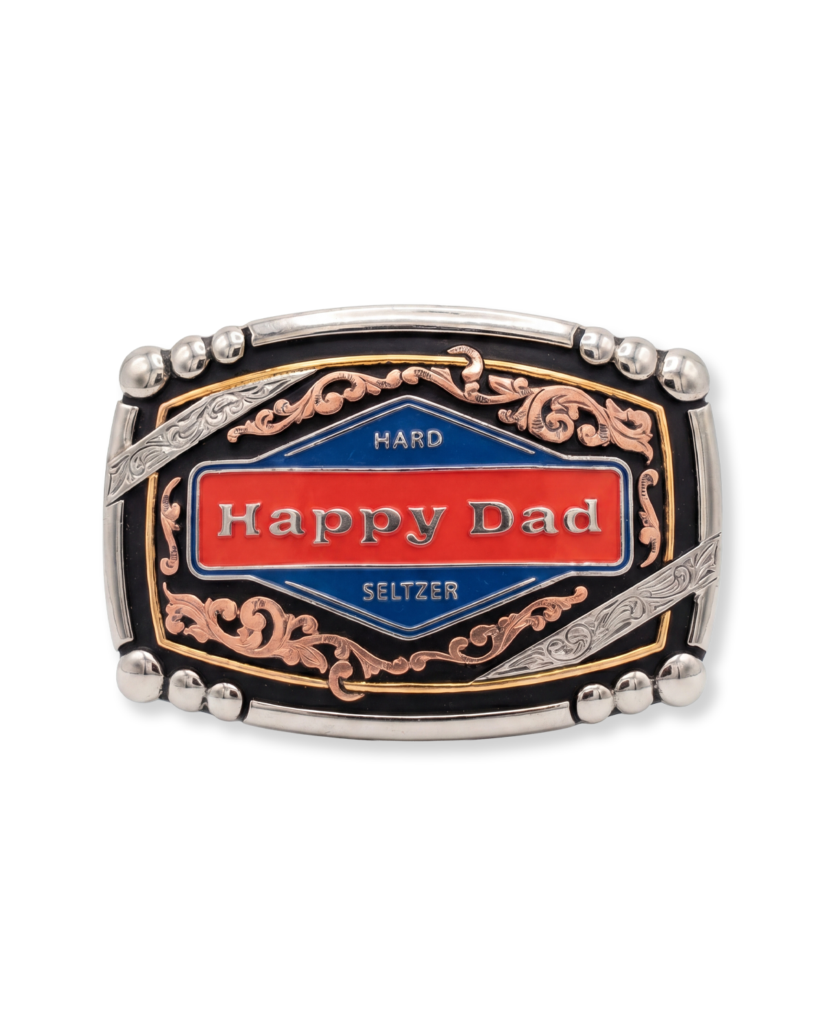 Happy Dad Belt Buckle - L