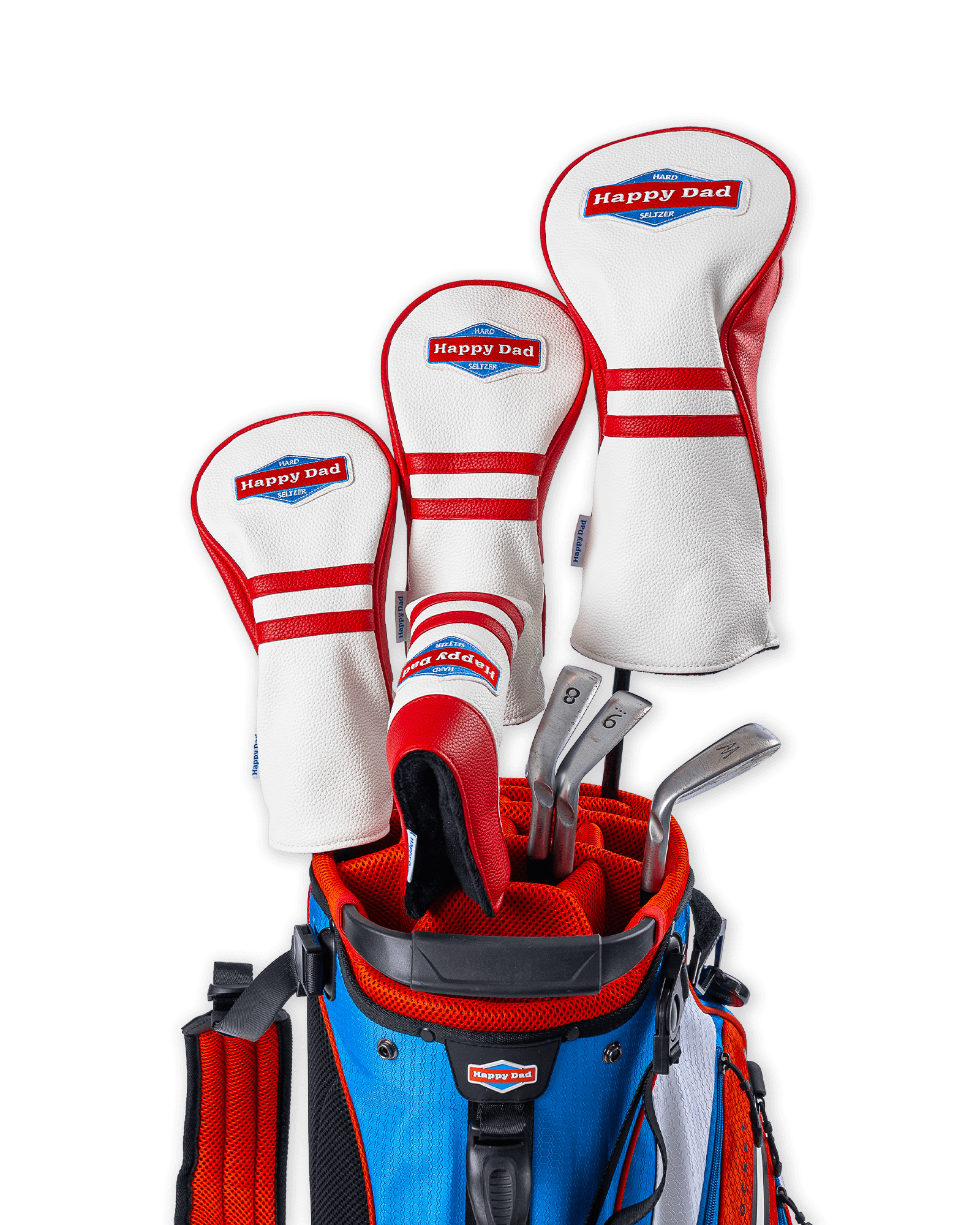 Happy Dad Golf Woods Head Cover Set