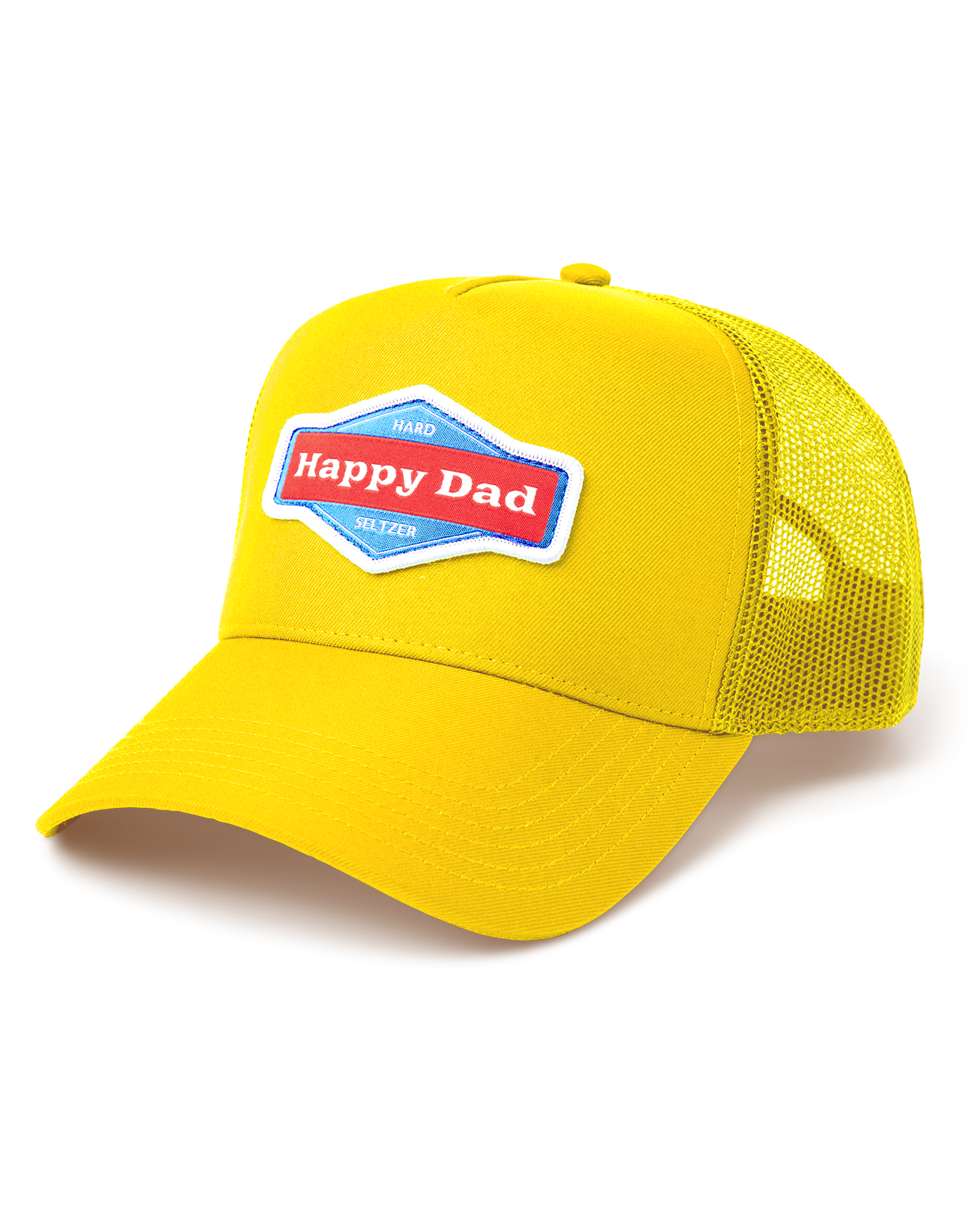 Happy Dad Trucker Hat (Yellow)