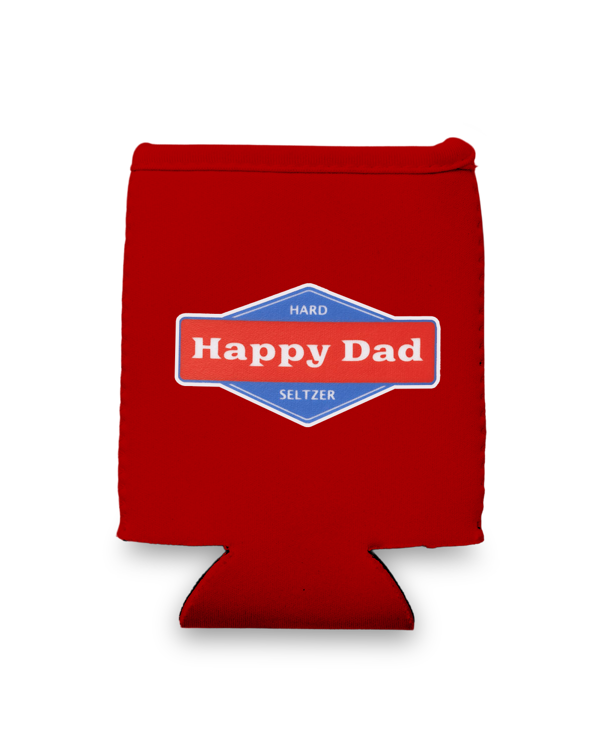 Happy Dad Can Sleeve - 12oz (Red)