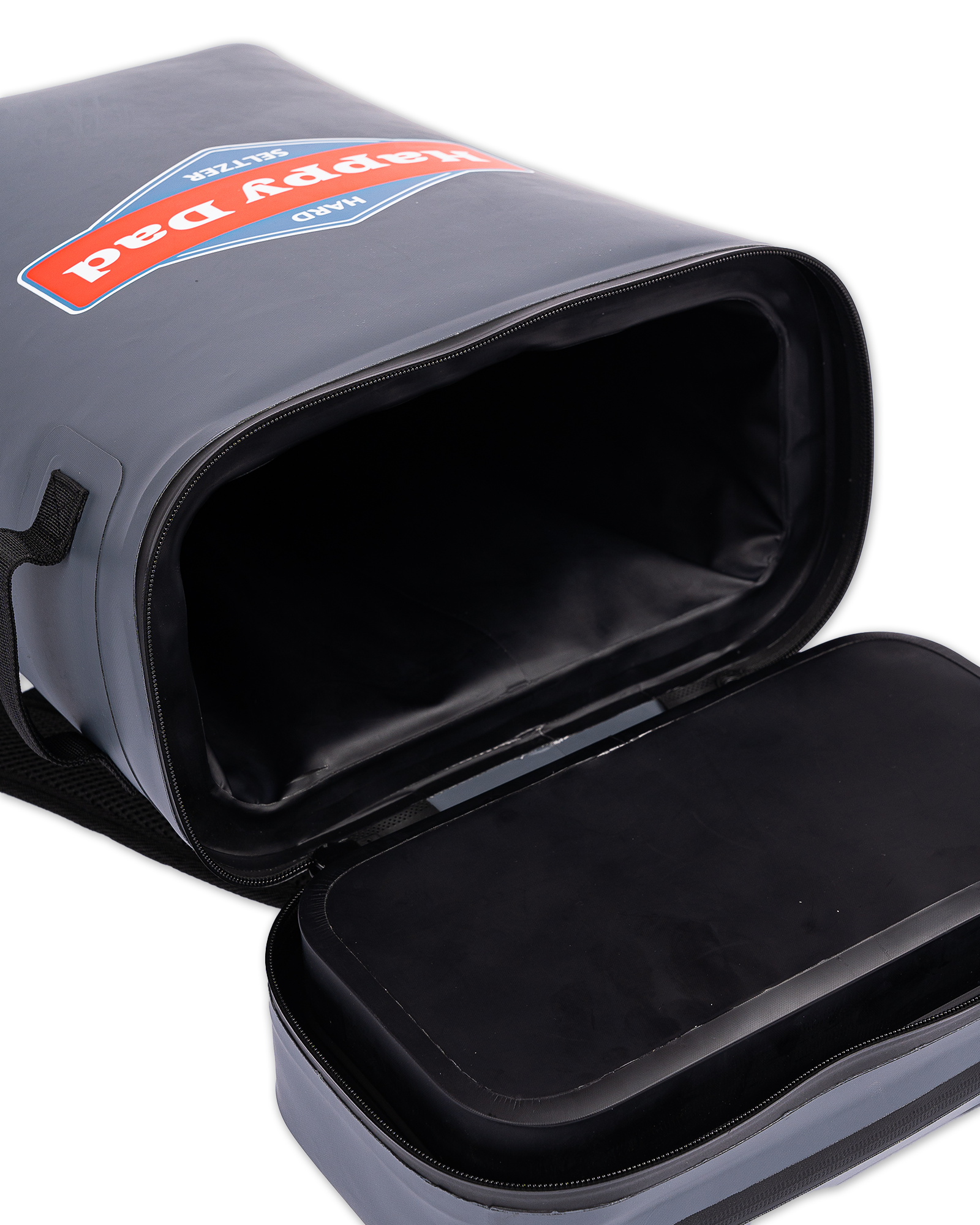 Happy Dad Cooler Backpack (Grey)