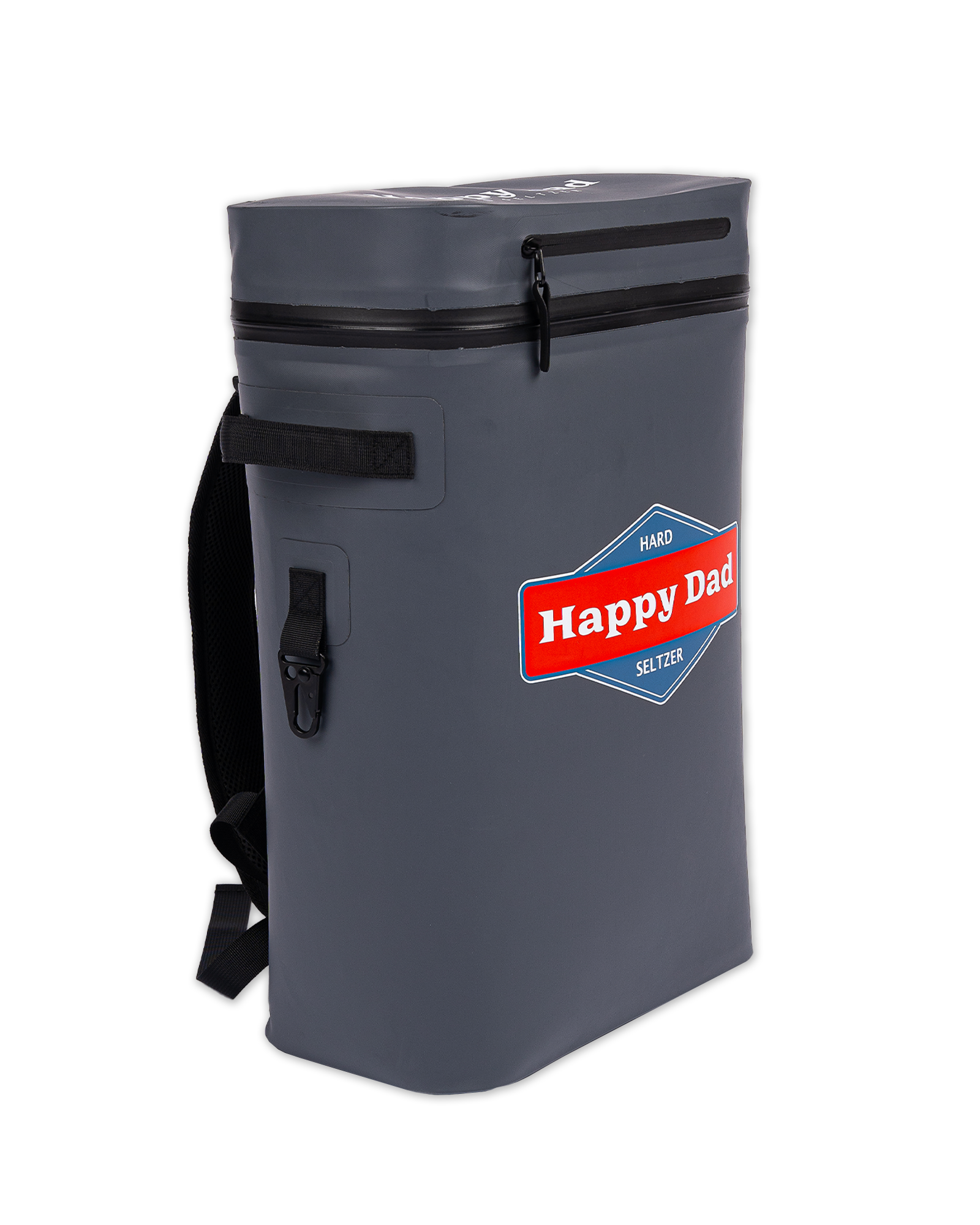 Happy Dad Cooler Backpack (Grey)