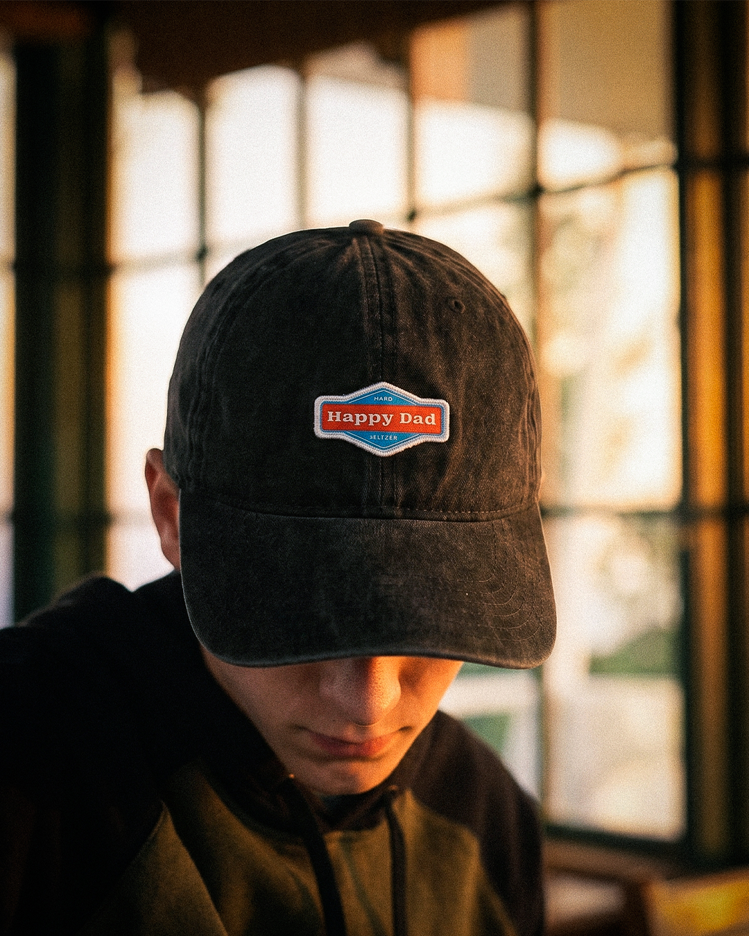 Happy Dad Washed Dad Hat