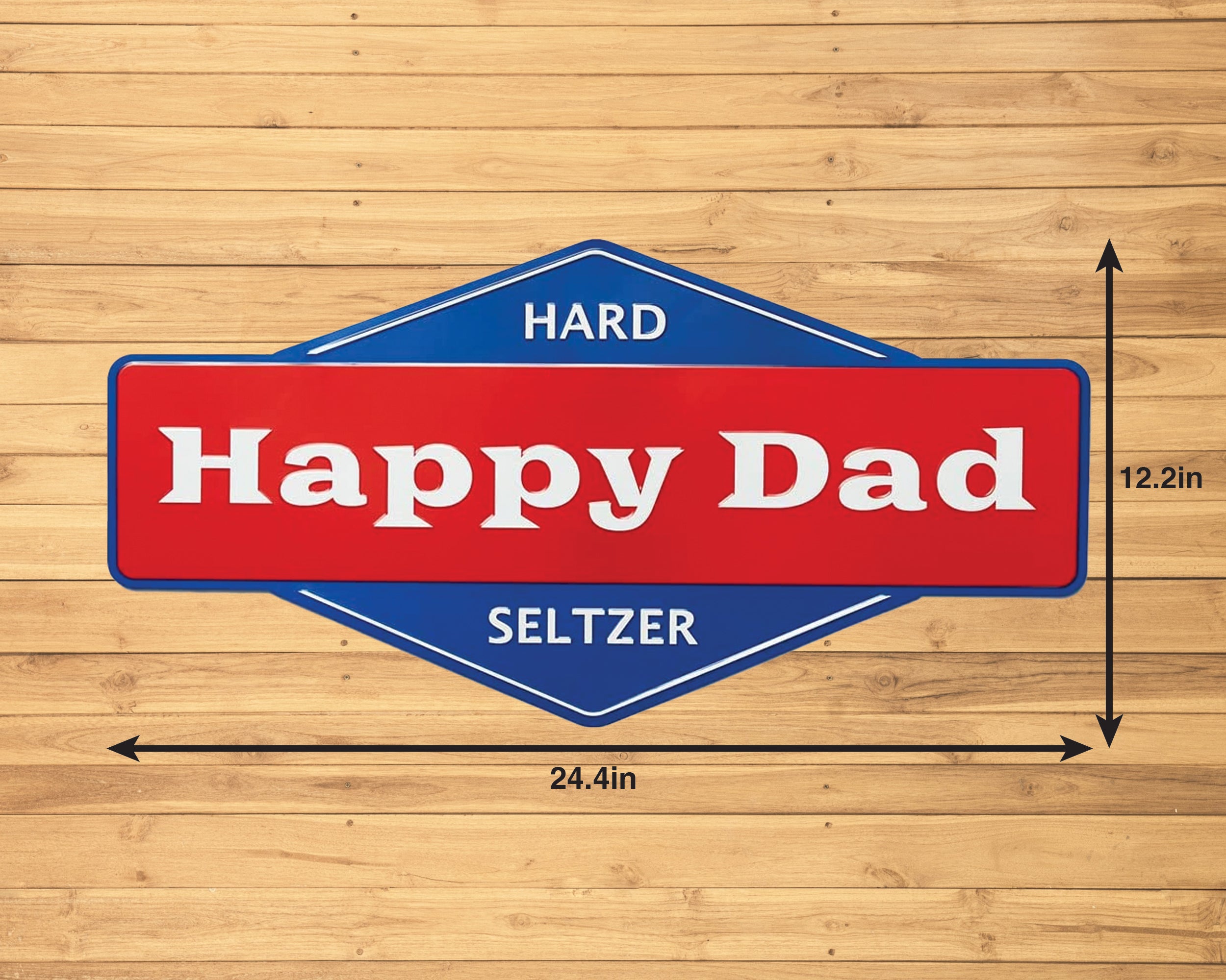Happy Dad Tin Wall Sign