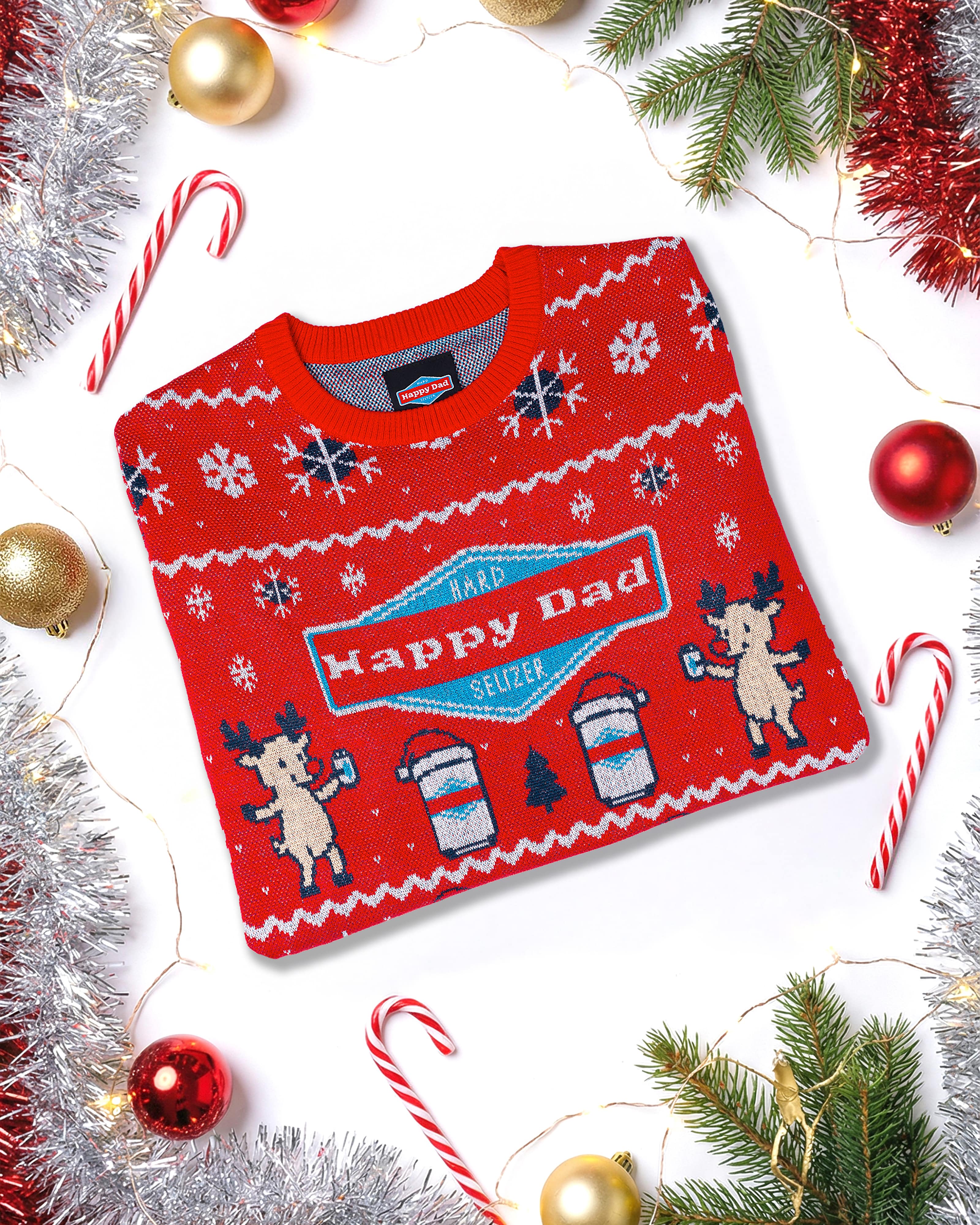 Happy Dad Ugly Sweater 2025